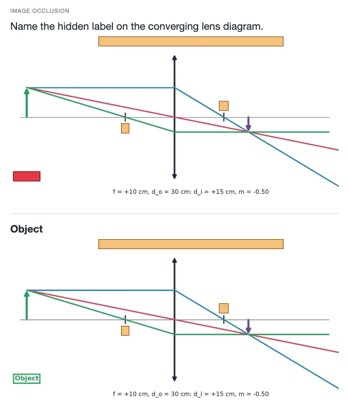 Sample card from Waves, Sound, Light and Optics, answer side